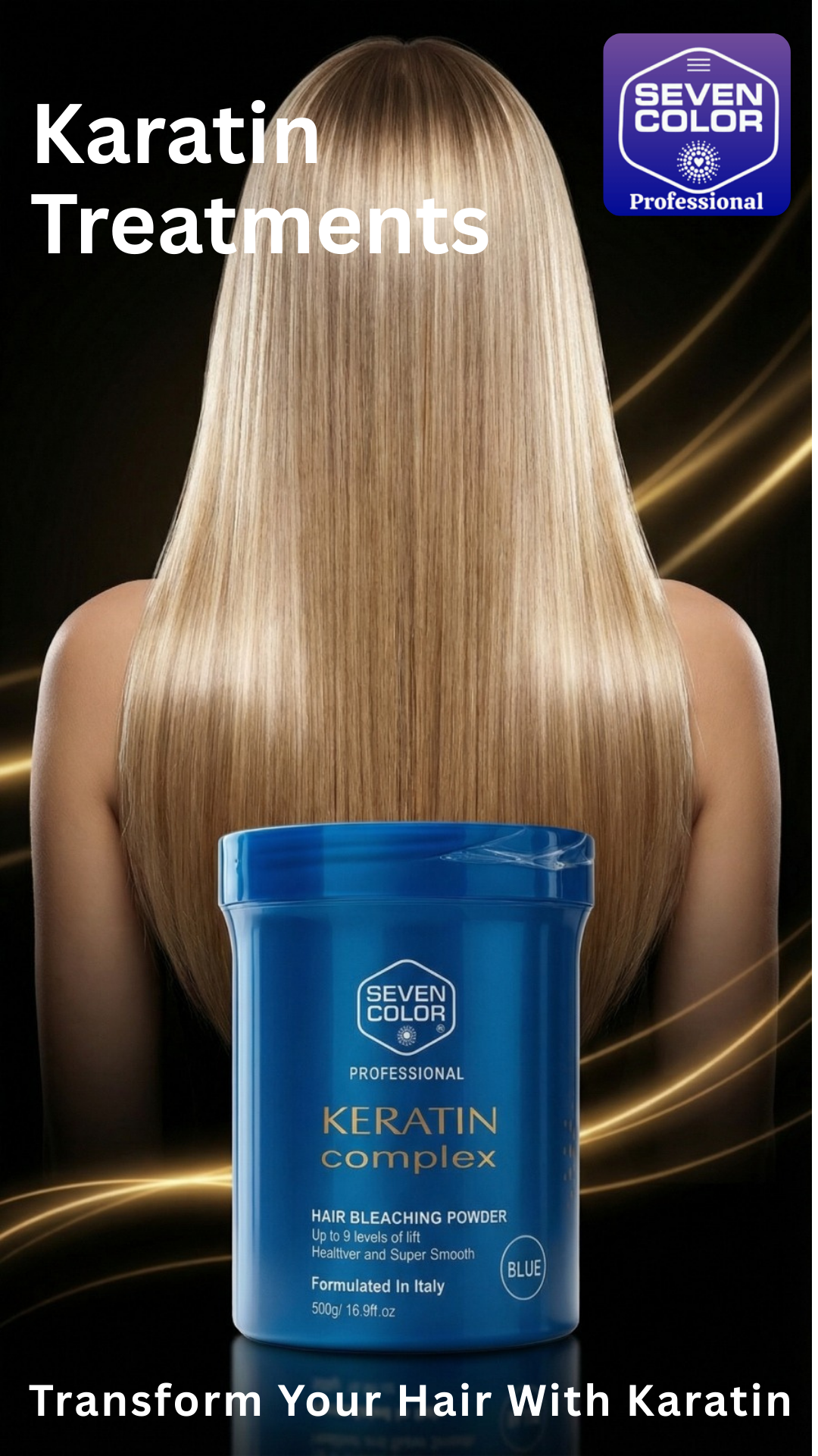 Keratin Complex Hair Bleaching Powder - 500g