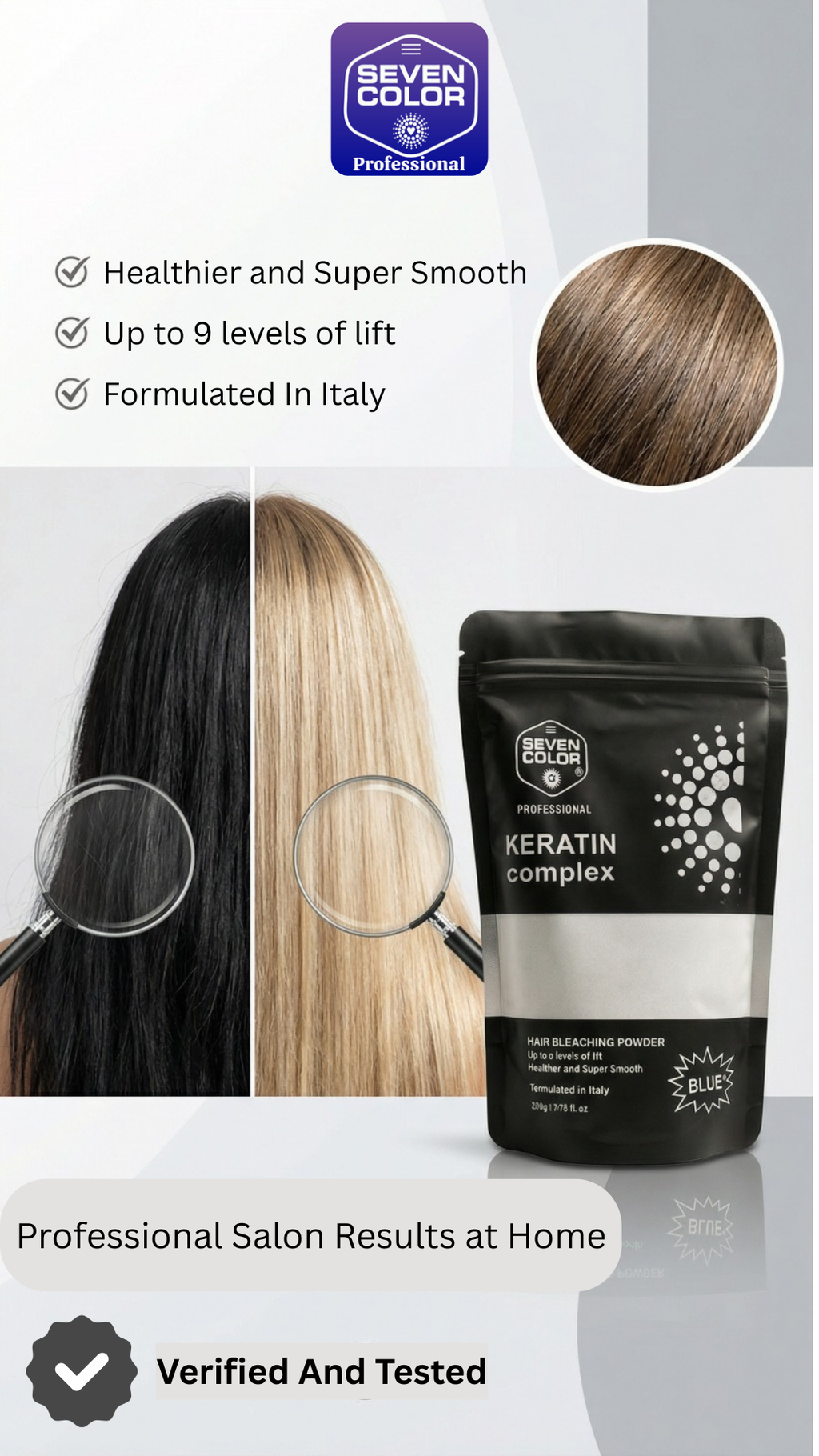 Keratin Complex Hair Bleaching Powder