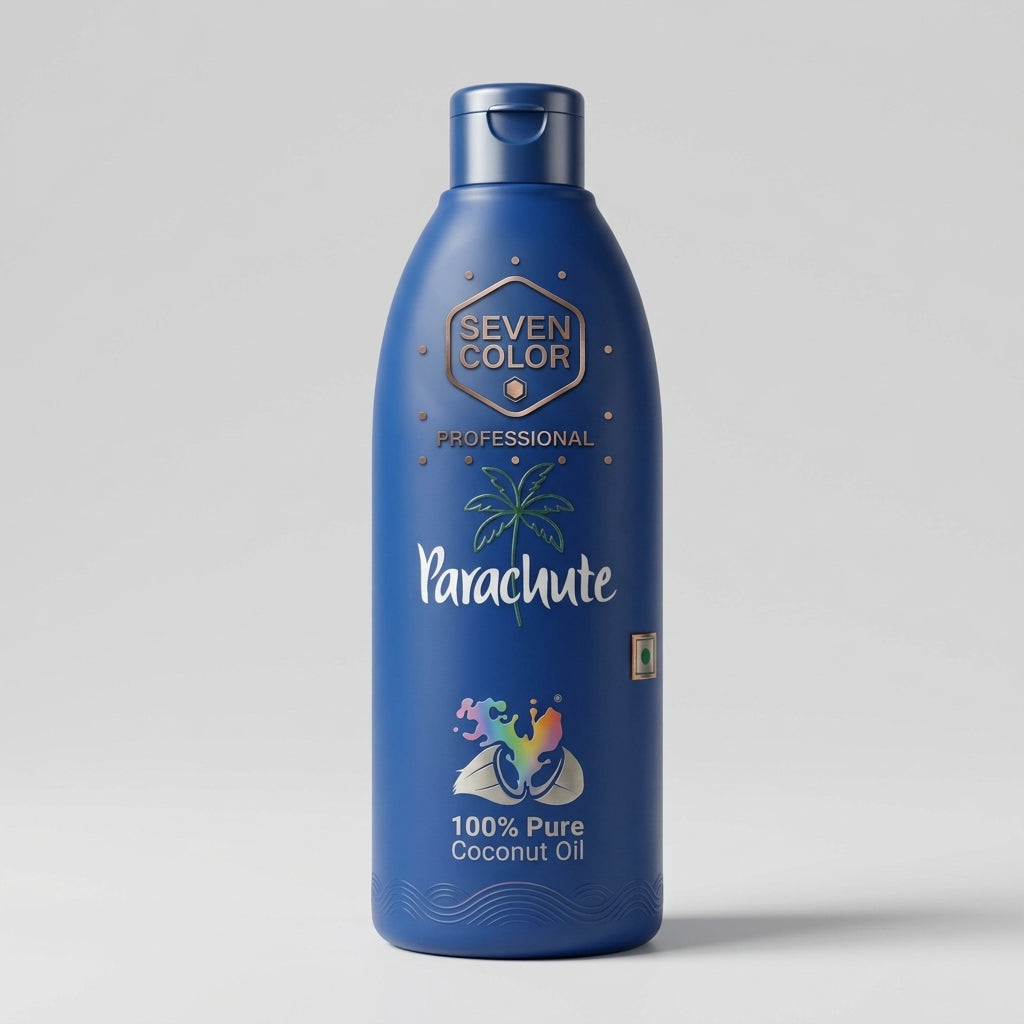 Seven Color Professional Parachute 100% Pure Coconut Oil – Deep Nourishing Hair Care & Repair