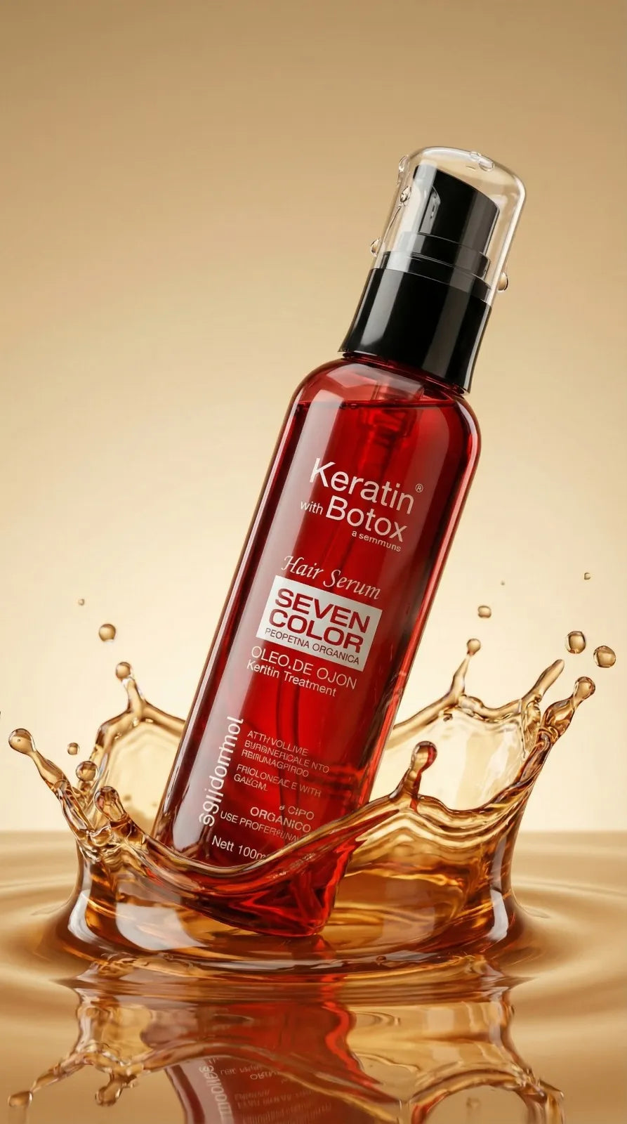 Keratin Botox with cosmeticos Hair Serum