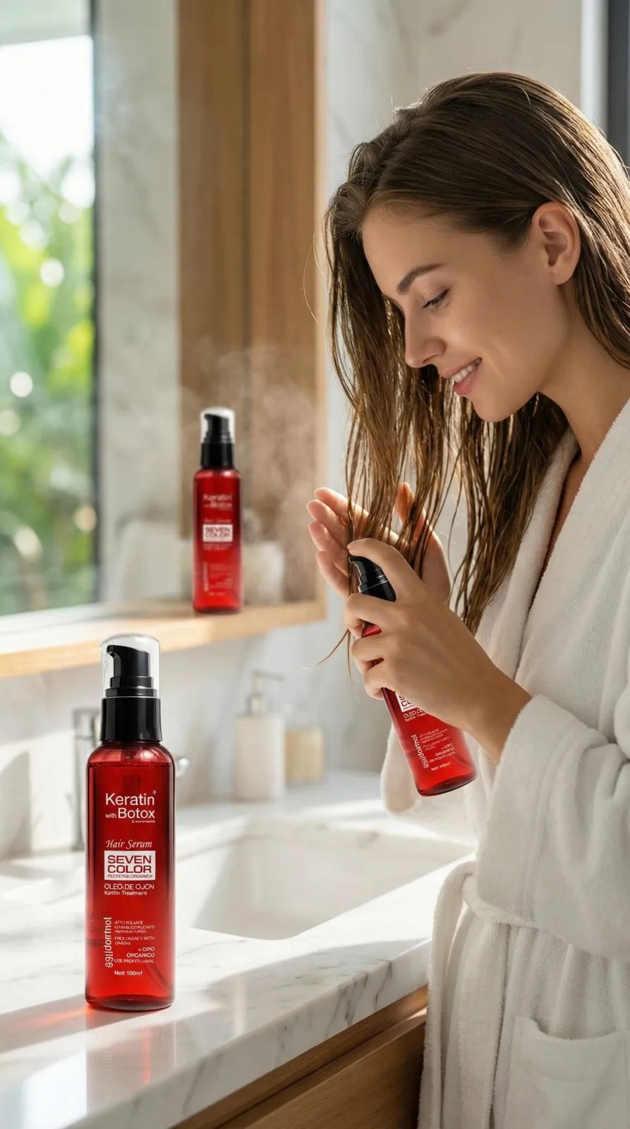 Keratin Botox with cosmeticos Hair Serum