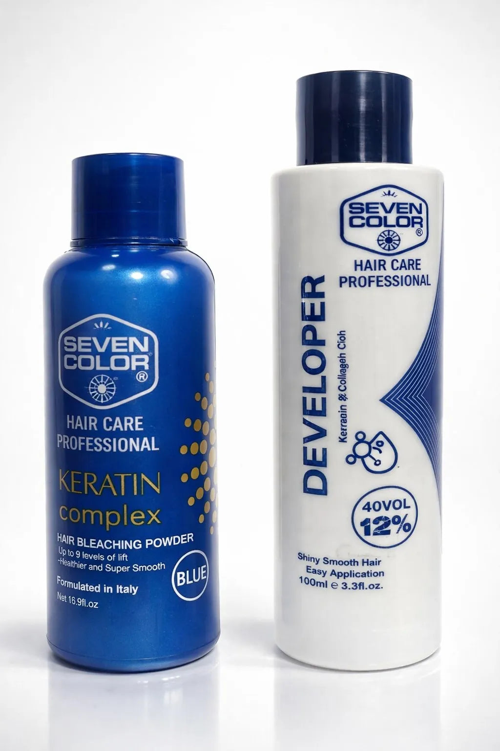 Hair Developer (VOL 40, 12%)  + Keratin Complex Hair Bleaching Powder