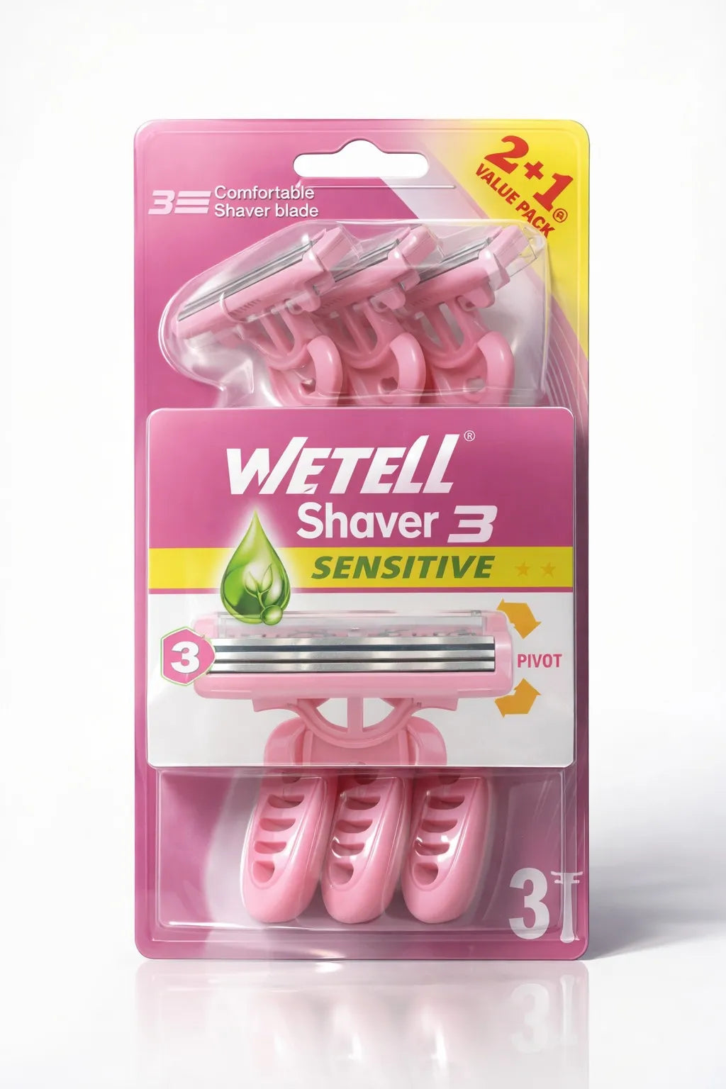 WETELL 3in1 Body Hair Removal Razor