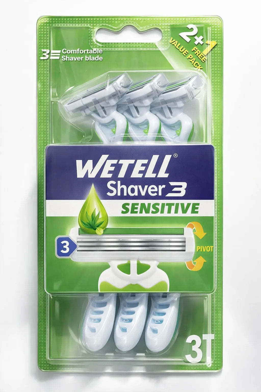 WETELL 3in1 Body Hair Removal Razor