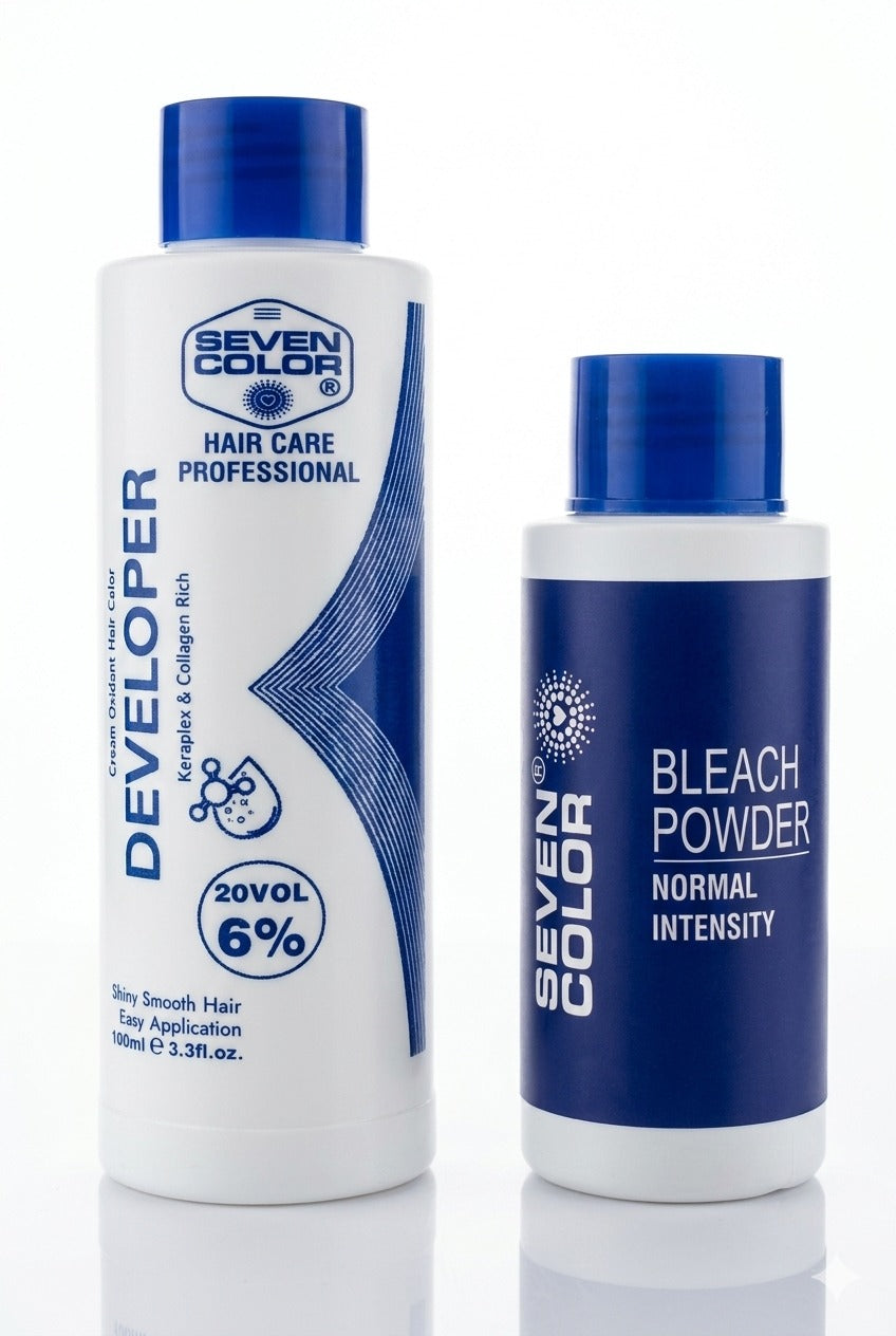 Hair Developer (VOL 40, 12%)  +  Bleach Powder — Normal Intensity