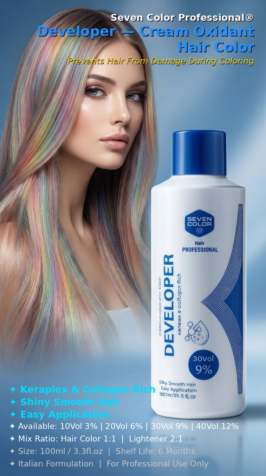 Hair Color Developer – 3% 6% 9% 12%