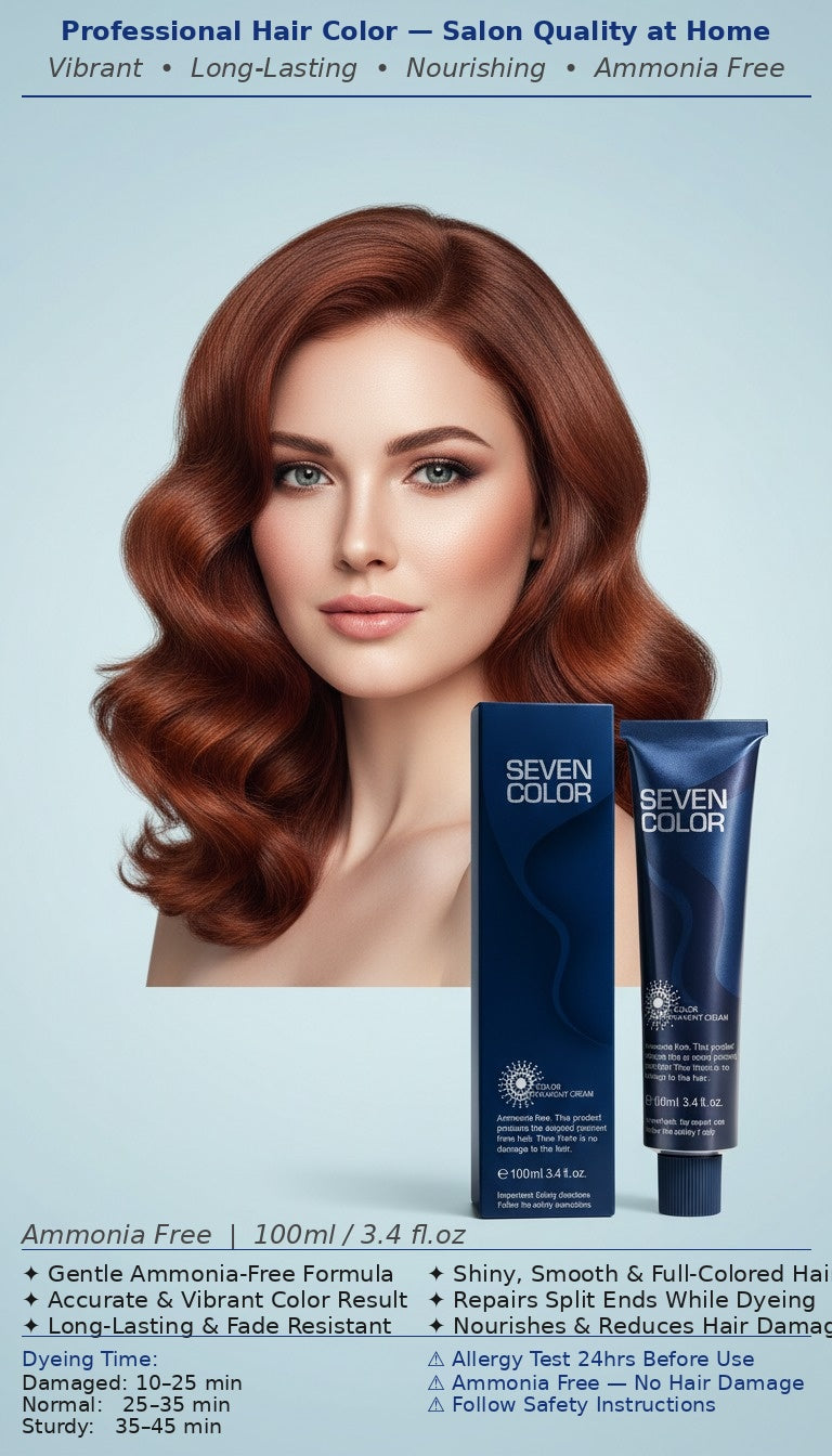 Hair Color Permanent Cream Tube 100 ml volume Free