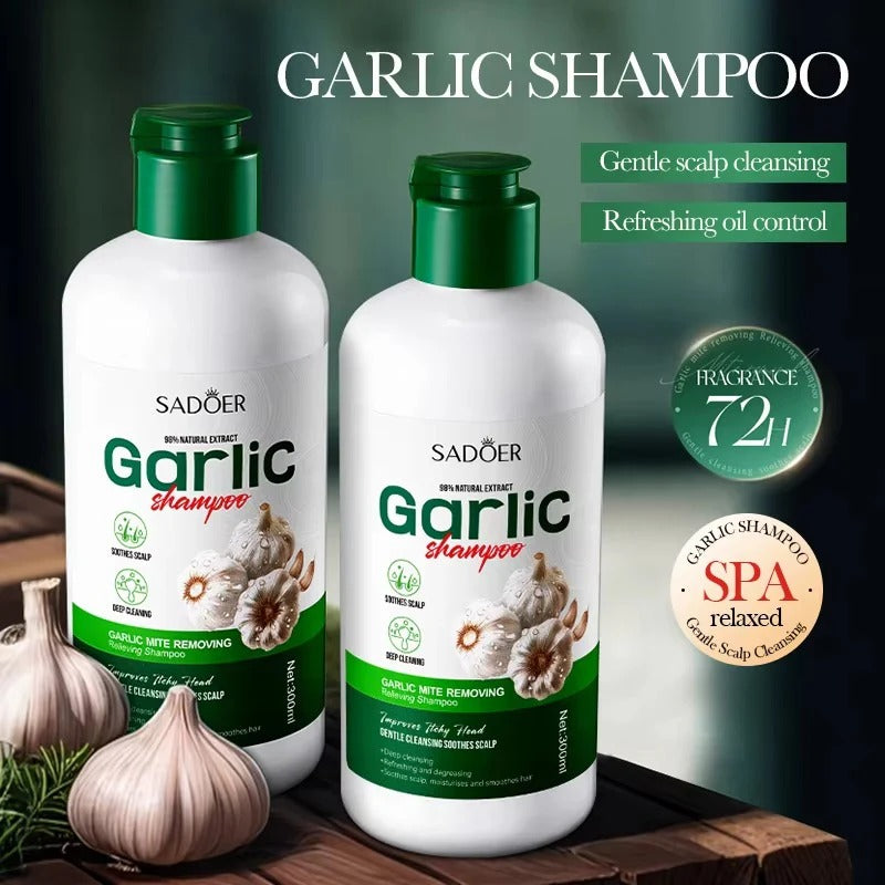 SADOER Garlic Mite Control Shampoo Scalp Relief