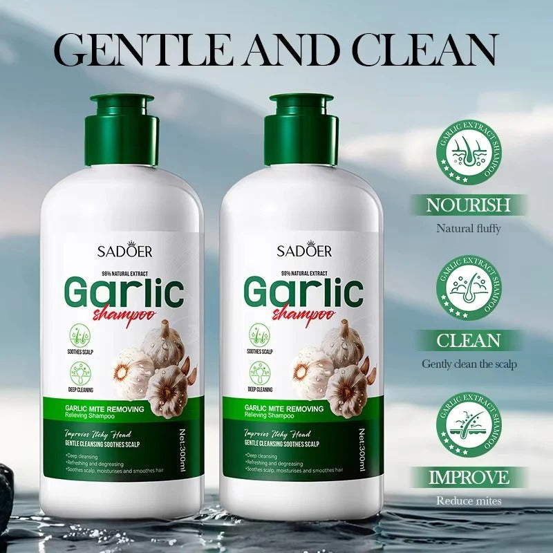 SADOER Garlic Mite Control Shampoo Scalp Relief